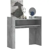 vidaXL Wandtafel 100x35x90 cm bewerkt hout zwart