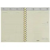 Brepols Bretime 16 maanden weekagenda met uurindeling 2026-2027 navulling (1 week per 2 pagina's) 6-talig