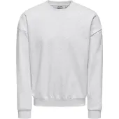 Only & Sons Sweatshirt 'ONSCeres' lichtgrijs