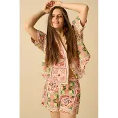 Sissy-Boy Multicolour poplin short met print | Maat: M