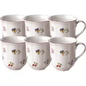 Villeroy & Boch Henkelbecher Petite Fleur 300 ml Set van 6
