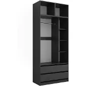 Vicco Elmo Kledingopslagkast – 50 x 40 cm Antraciet