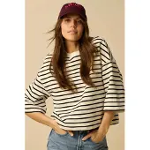 Sissy-Boy Witte gestreepte sweater | Maat: M