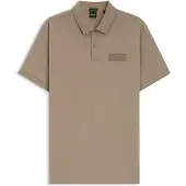 BOSS Paddy Structure 10280616 Green Korte Mouw Poloshirt