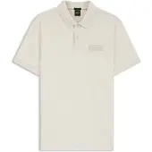 BOSS Paddy Structure 10280616 Green Korte Mouw Poloshirt