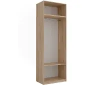 Vicco kledingkast Elmo, Sonoma, 80 x 40 cm Set van 2
