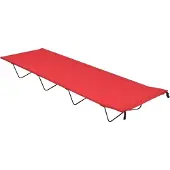 Syfax Campingbed 180x60x19 cm oxford stof en staal rood