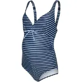 Mamalicious Badpak 'MLJOSEFINE' navy / lichtblauw