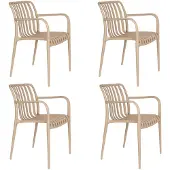 Housecraft living tuinstoel Amae (set van 4)