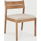 Ethnicraft Jack buitenstoel teak met stoffen bekleding