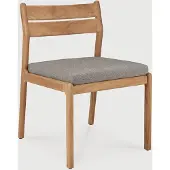 Ethnicraft Jack buitenstoel teak met stoffen bekleding