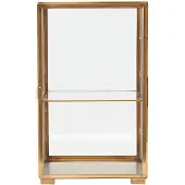 House Doctor Glass Cabinet 41x25 Cm - Wandplanken Messing Brass - 203660763