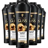 Gliss kur Shampoo - Ultimate Repair - Voordeelverpakking (6 x 250 ml)
