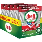 Dreft 5x Vaatwastabletten Platinum Plus All In One Bries 25 Stuks