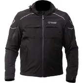 MUGENRACE Srippy Zwart Grijze Waterdichte Softshell Jas Maat M