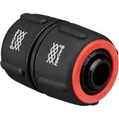 Fiskars slangreparateur, Ø 19 mm (3/4"), Met kleurcoderingssysteem, Universele maat, FiberComp, 30 g, Zwart/Rood, 1054785