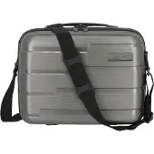 Travelite Air Base Beautycase - met afneembare schouderriem - antraciet