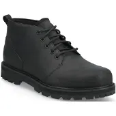 Timberland Heren Britton Road Mid Leren Chukka Laarzen Zwart (41), Leer, Plat, Veters, Casual, Duurzaam TB0A69TWW021