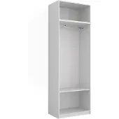 Vicco Elmo Kledingopslagkast – 80 x 50 cm Set van 2 Wit