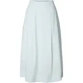 Selected Rok 'SLFHANNAH' lichtblauw / wit