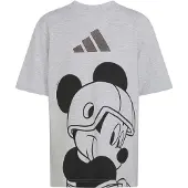 Adidas Functioneel shirt 'Disney Micky Maus' lichtgrijs / zwart