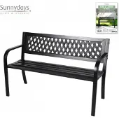 Sunnydays TUINBANK IN METAAL 119 x 47 x H76 CM