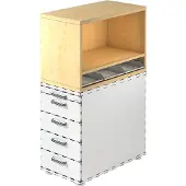 Hjh OFFICE PRO SIGNA SCA1 - Rolcontainer Esdoorn