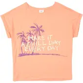 s.Oliver Shirt donkerlila / abrikoos / wit