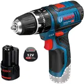 Bosch accuklopboormachine GSB 12V-15 / 1x 2,0 Ah accu