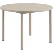 SACKit Kirra eettafel Ø110cm taupe