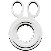 WMF gourmet egg cutter - RVS, zilver