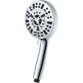 INF Douchekop met 10 functies en spuitpistool Silver
