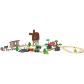 Playtive Houten treinbaanset (Boerderij)