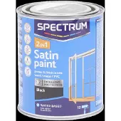 Spectrum 2-in-1 hoogglans verf zwart 750 ml