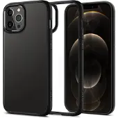 Spigen Ultra Hybrid iPhone 12 Pro / iPhone 12 Hoesje Zwart