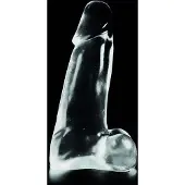 Dark Crystal Dildo 26 x 7 cm - transparant