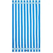 Lexington Stranddoek Gestreept Blauw - Strandlakens Katoen White - 12620090-5600-TW40