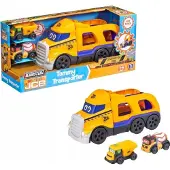 Teamsterz Construction Transporter With 2 Trucks Jcb Vehicle Geel