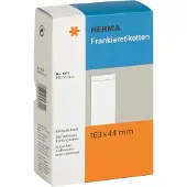 Herma Frankeeretiketten 4322 Klevend Wit 163 x 44 mm 500 Stuks