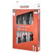 Kreator KRTH20002 schroevendraaierset SL PH - 7 stuks - chroom vanadium