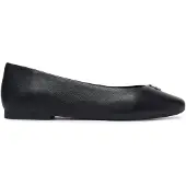 Tommy Hilfiger Ballerina 'TH Monogram Plaque' zwart