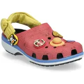 Crocs Open schoenen 'One Piece Luffy CLASSIC' blauw / geel / rood / zwart