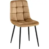 CLP Antibes Eetkamerstoel - Zonder armleuning - Velvet - Fluweel/taupe