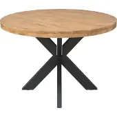 Starfurn - Eettafel Ron - Bruin - 130x130x76 cm