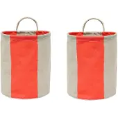 OYOY Kara opbergmand small Ø18x22 cm 2-pack Cherry Red