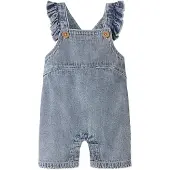Lil´ Atelier Baby Broeken Nbffunda Loose Dnm Shortall 5552-fd Lil - Lichtblauw - Maat 68