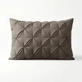 Sleeptime Microvezel Pintuck kussensloop 60x70 cm - Taupe - Per 2 stuks