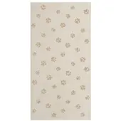 Cawö Handdoek We love Dogs Paws Nature/Beige (Set van 3)