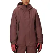 686 - Dames ski jassen - W Whisper Insulated Jacket Peppercorn voor Dames - Maat XS - Paars