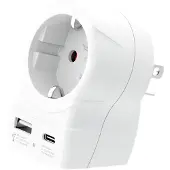 Skross Europe To Usa 1x Usb Usb-c Pd Reisstekker